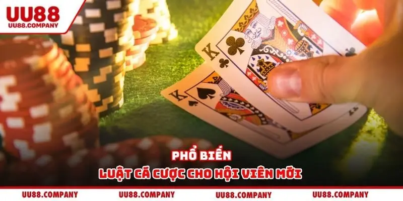 Phổ biến luật cá cược cho hội viên mới