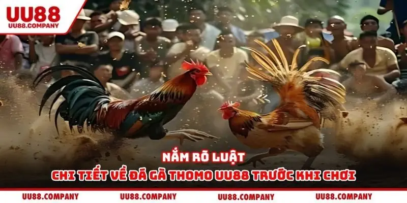 Nắm rõ luật chi tiết về đá gà Thomo UU88 trước khi chơi