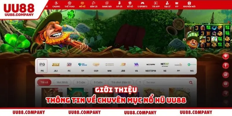 Giới thiệu thông tin về chuyên mục nổ hũ UU88